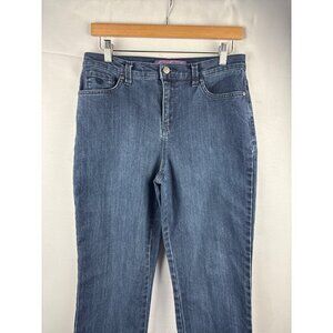 Gloria Vanderbilt Womens Denim Jeans Size 8 Blue Made In Indonesia Classic Fit